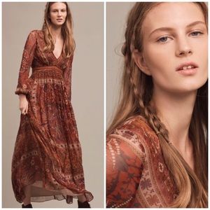 Anthropologie NWT Ranna Gill Boho dress